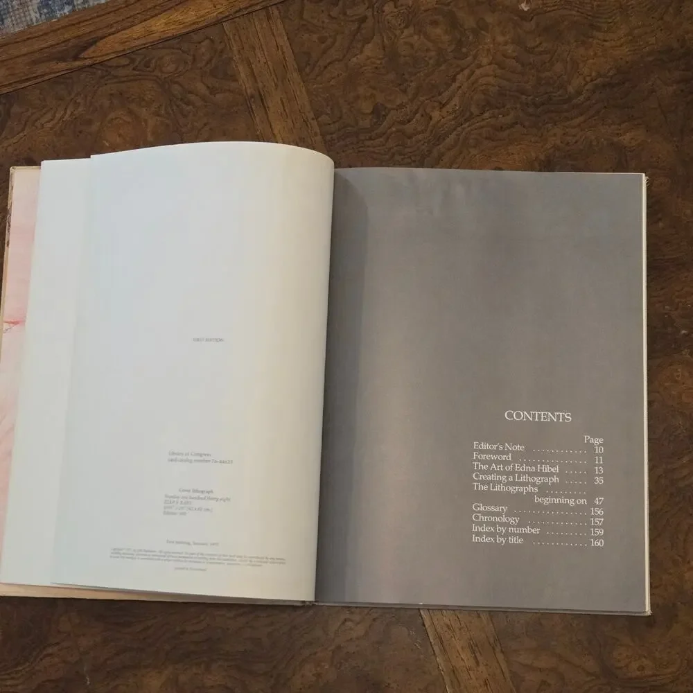 1977 Edna Hibel Lithographs First Edition Book 3 Catalogs 6 Prints Folio Set